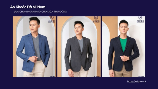 Áo Khoác Đờ Mi Nam: Lựa Chọn Hoàn Hảo Cho Mùa Thu Đông