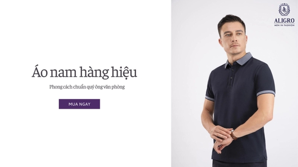 Áo nam hàng hiệu – Phong cách chuẩn quý ông văn phòng