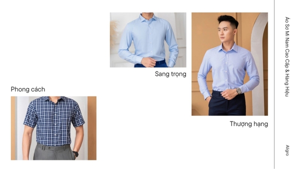 Áo Sơ Mi Nam Cao Cấp & Hàng Hiệu: Lựa Chọn Thượng Hạng Cho Phong Cách Công Sở Và Sang Trọng