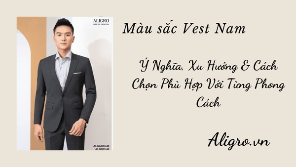 Màu Sắc Vest Nam: Ý Nghĩa, Xu Hướng & Cách Chọn Phù Hợp Với Từng Phong Cách