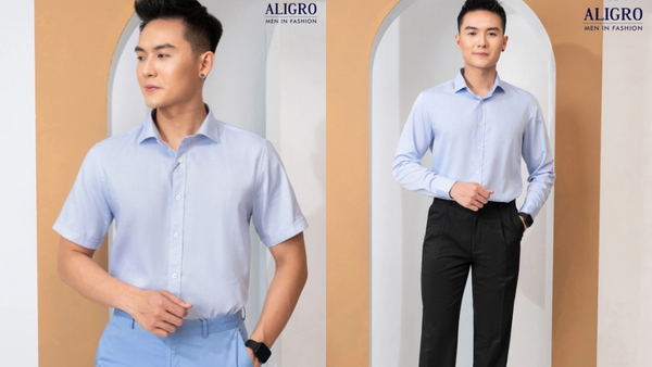 Các cách kết hợp, phối áo sơ mi nam công sở đẹp, lịch lãm