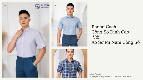 Phong Cách Công Sở Đỉnh Cao Với Áo Sơ Mi Nam Công Sở