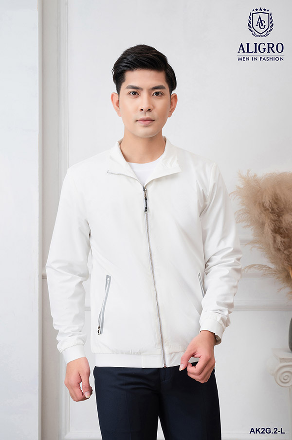 Áo khoác gió 2 lớp dáng ôm ALGAK2G.2