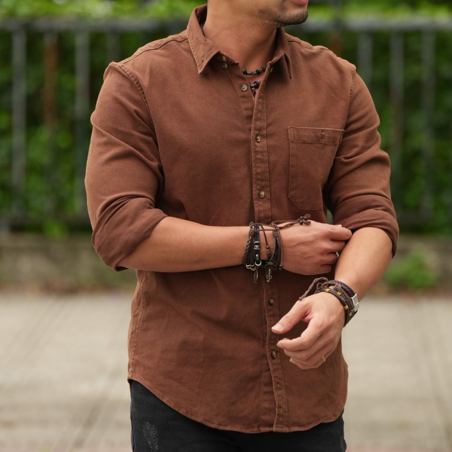 Sơ Mi Kaki & Áo Khoác Sơ Mi Kaki Nam