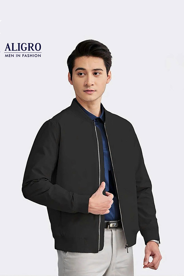 Áo khoác gió 2 lớp dáng ôm ALGAKB.3