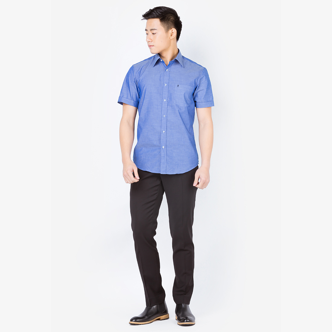 Quần âu nam công sở cao cấp Aligro ALGO1012 màu đen