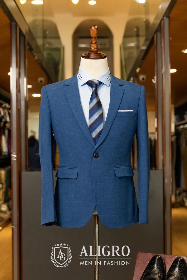 Bộ Vest xanh phẩy ALGCL66