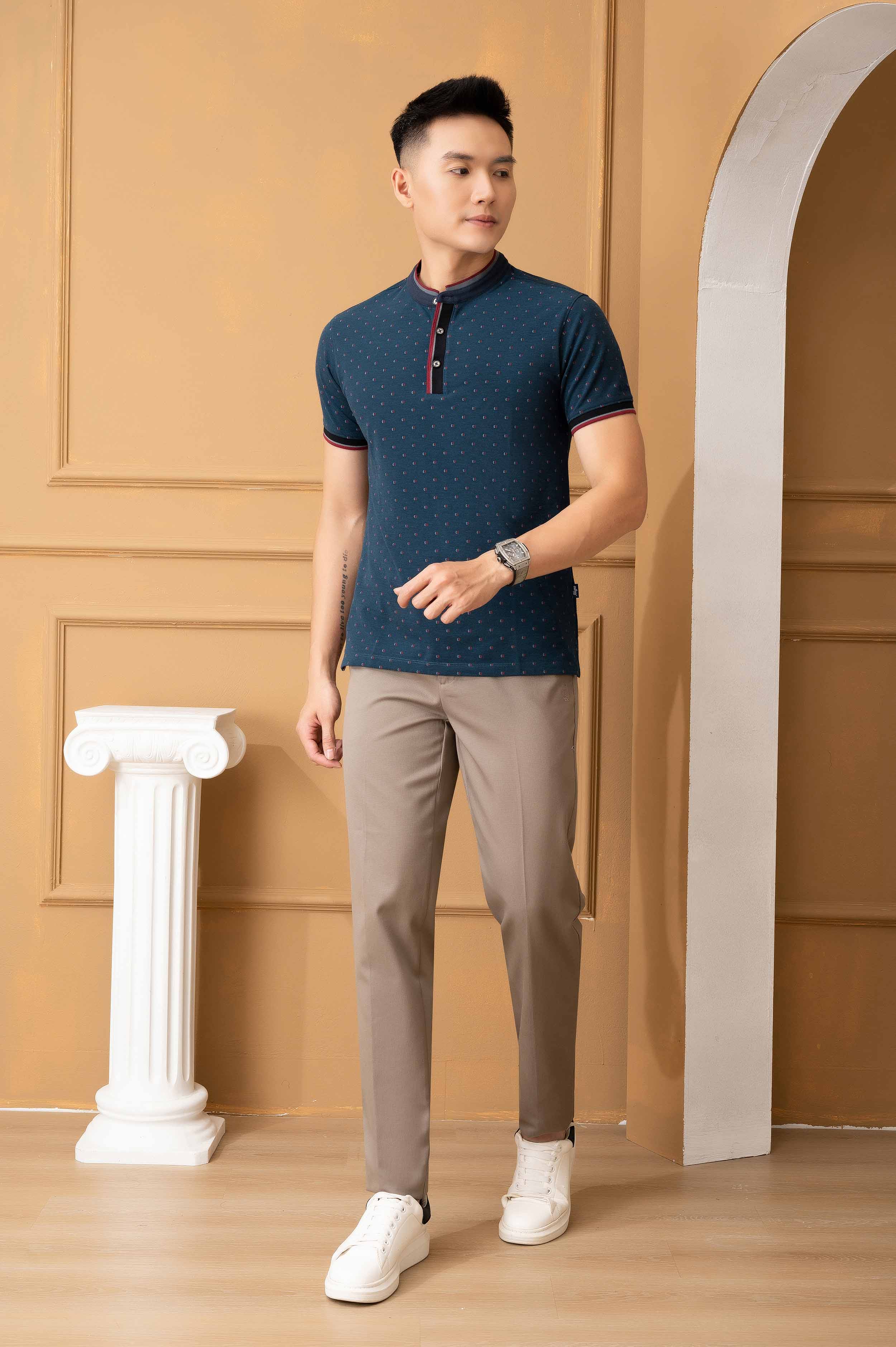 Quần kaki nam công sở cao cấp Aligro ALGK067 co giãn 4 chiều màu be