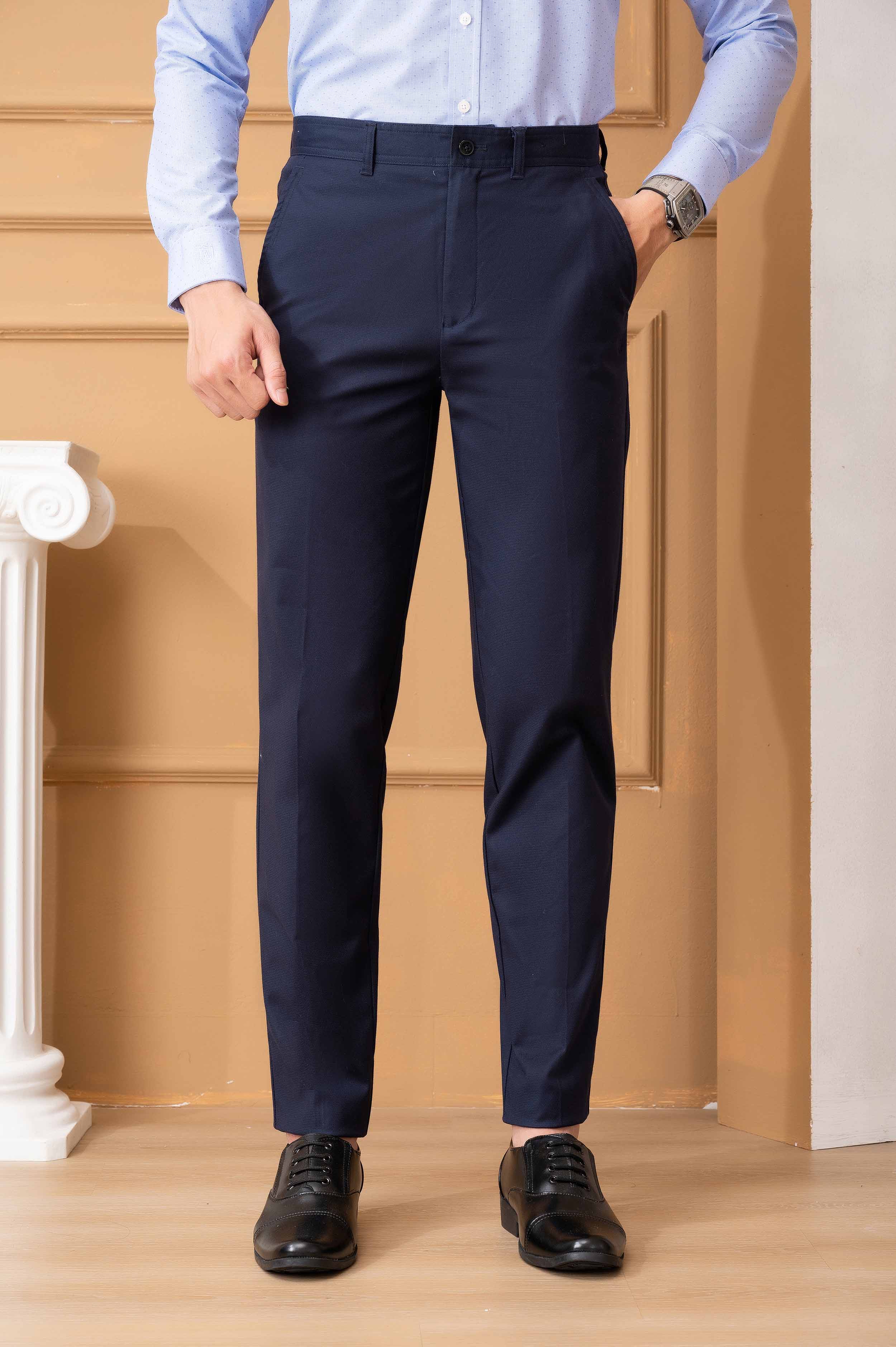 Quần kaki nam công sở cao cấp Aligro ALGK072 co giãn 4 chiều màu navy