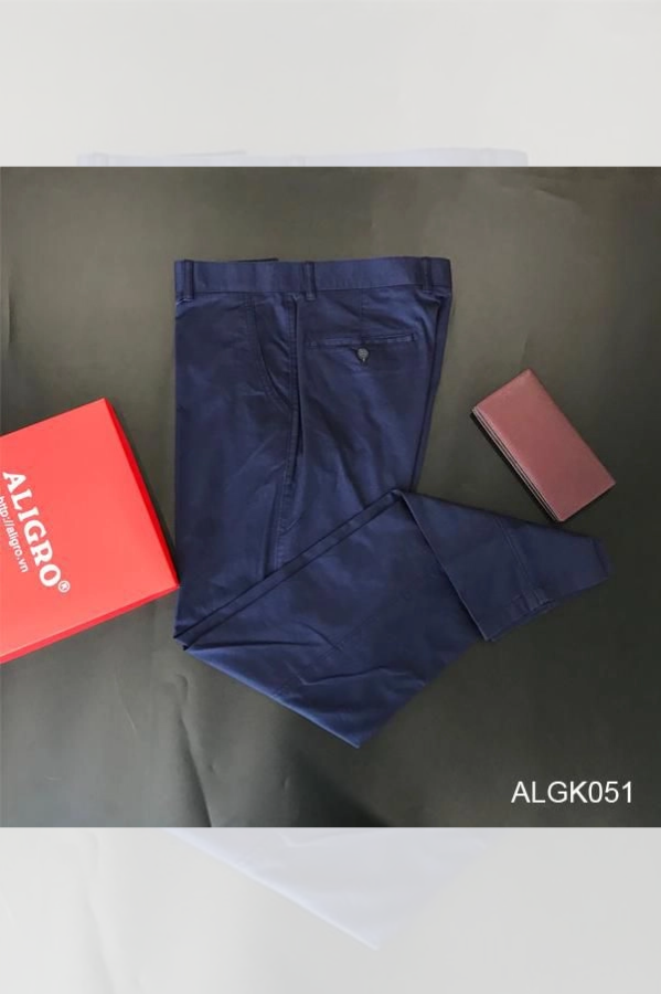 Quần kaki nam cao cấp Aligro ALGK051 co giãn 4 chiều màu navy